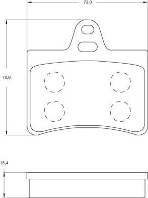 BOSCH 0 986 BB0 603 - Тормозные колодки, дисковые, комплект autospares.lv