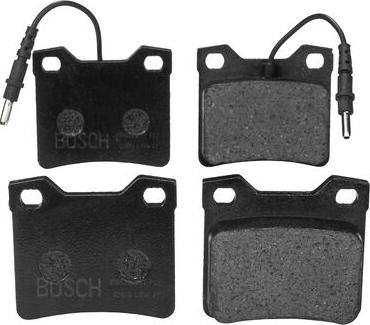 BOSCH 0 986 BB0 197 - Тормозные колодки, дисковые, комплект autospares.lv