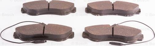 BOSCH 0 986 BB0 155 - Тормозные колодки, дисковые, комплект autospares.lv