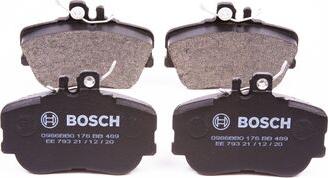 BOSCH 0 986 BB0 176 - Тормозные колодки, дисковые, комплект autospares.lv