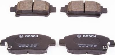 BOSCH 0 986 BB0 764 - Тормозные колодки, дисковые, комплект autospares.lv