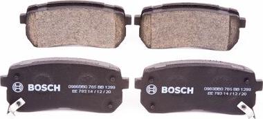 BOSCH 0 986 BB0 765 - Тормозные колодки, дисковые, комплект autospares.lv