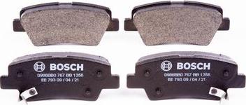 BOSCH 0 986 BB0 767 - Тормозные колодки, дисковые, комплект autospares.lv