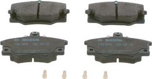 BOSCH 0 986 TB2 006 - Тормозные колодки, дисковые, комплект autospares.lv