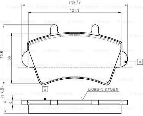 BOSCH 0 986 TB2 392 - Тормозные колодки, дисковые, комплект autospares.lv