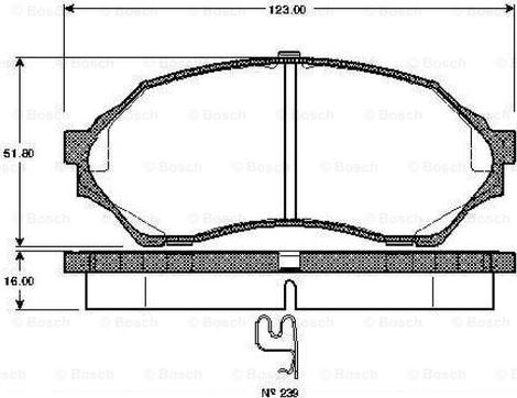 FORD ASIA / OCEANIA B2YD3328Z - Тормозные колодки, дисковые, комплект autospares.lv