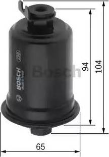 BOSCH 0 450 905 990 - Топливный фильтр autospares.lv