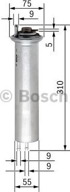 BOSCH 0 450 905 960 - Топливный фильтр autospares.lv