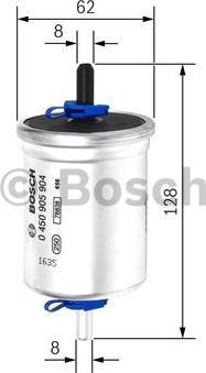 BOSCH 0 450 905 904 - Топливный фильтр autospares.lv