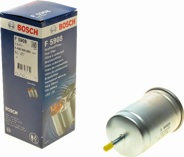 BOSCH 0 450 905 908 - Топливный фильтр autospares.lv