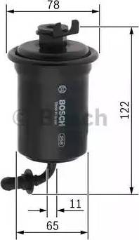 BOSCH 0 450 905 988 - Топливный фильтр autospares.lv