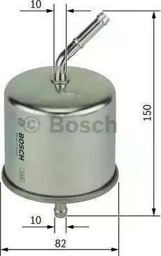 BOSCH 0 450 905 982 - Топливный фильтр autospares.lv