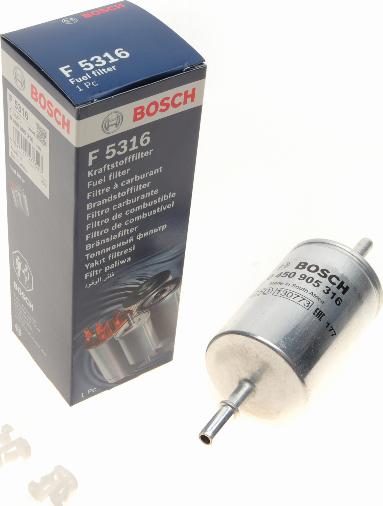 BOSCH 0 450 905 316 - Топливный фильтр autospares.lv