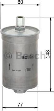 BOSCH 0 450 905 203 - Топливный фильтр autospares.lv