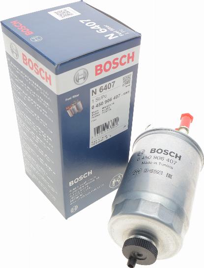 BOSCH 0 450 906 407 - Топливный фильтр autospares.lv