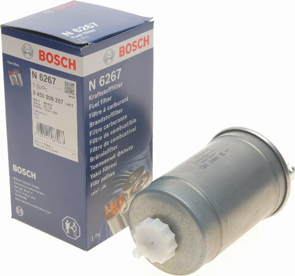 BOSCH 0 450 906 267 - Топливный фильтр autospares.lv