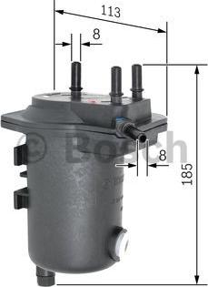 BOSCH 0 450 907 014 - Топливный фильтр autospares.lv