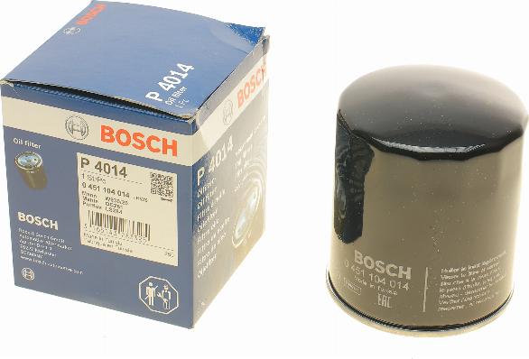 BOSCH 0 451 104 014 - Масляный фильтр autospares.lv