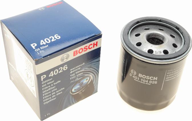 BOSCH 0 451 104 026 - Масляный фильтр autospares.lv