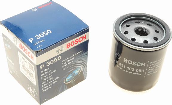 BOSCH 0 451 103 050 - Масляный фильтр autospares.lv