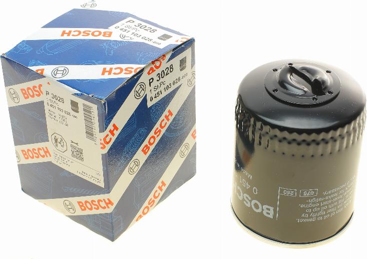 BOSCH 0 451 103 028 - Масляный фильтр autospares.lv