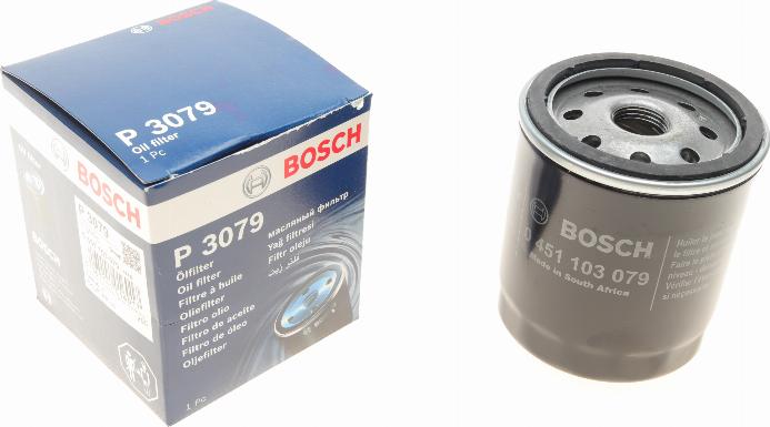 BOSCH 0 451 103 079 - Масляный фильтр autospares.lv