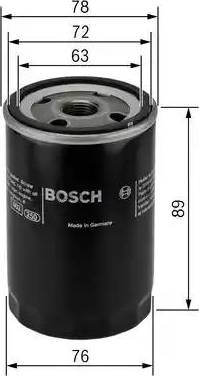 BOSCH 0 451 103 110 - Масляный фильтр autospares.lv