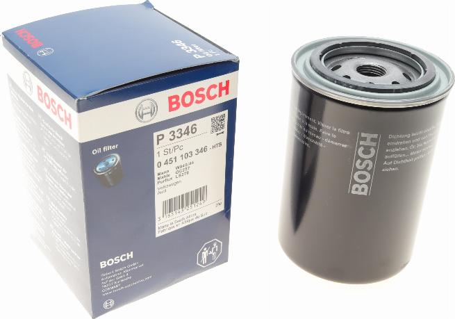 BOSCH 0 451 103 346 - Масляный фильтр autospares.lv