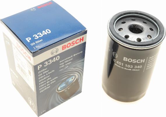 BOSCH 0 451 103 340 - Масляный фильтр autospares.lv