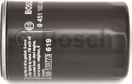 BOSCH 0 451 103 340 - Масляный фильтр autospares.lv