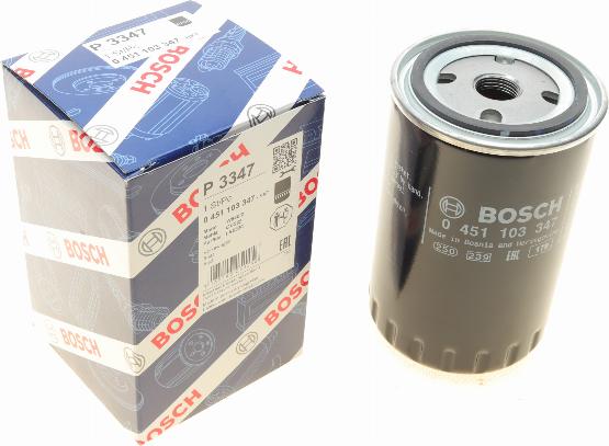 BOSCH 0 451 103 347 - Масляный фильтр autospares.lv