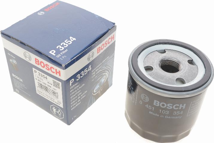 BOSCH 0 451 103 354 - Масляный фильтр autospares.lv