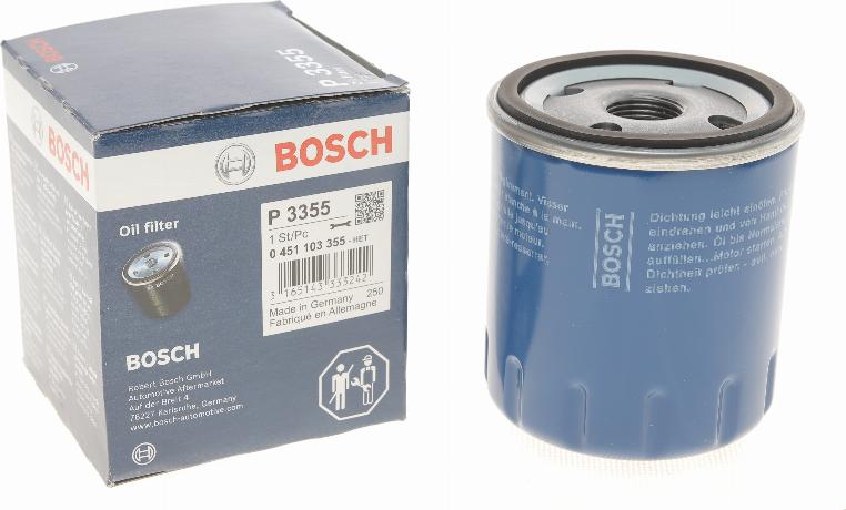 BOSCH 0 451 103 355 - Масляный фильтр autospares.lv