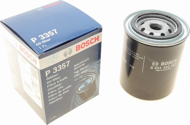 BOSCH 0 451 103 357 - Масляный фильтр autospares.lv