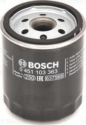 BOSCH 0 451 103 363 - Масляный фильтр autospares.lv