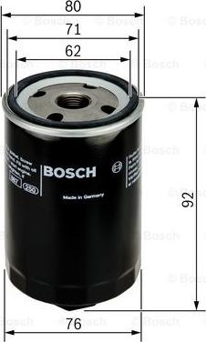 BOSCH 0 451 103 318 - Масляный фильтр autospares.lv