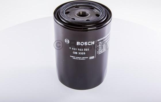 BOSCH 0 451 103 325 - Масляный фильтр autospares.lv