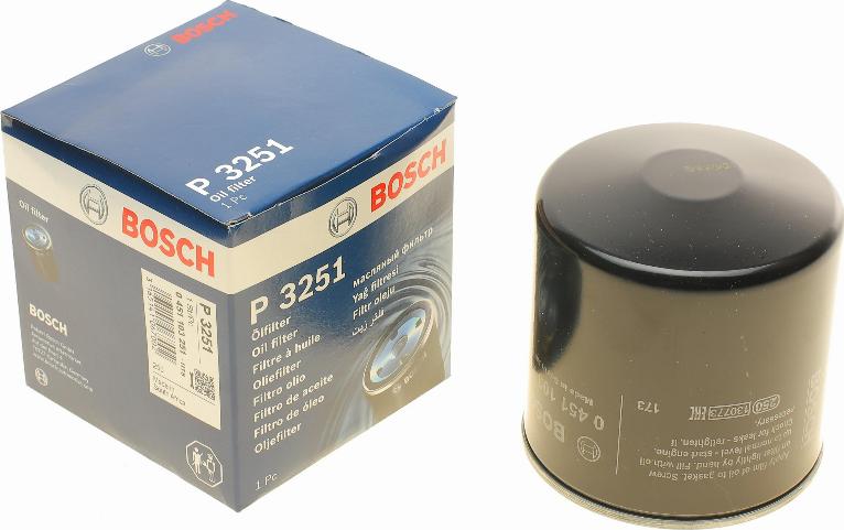 BOSCH 0 451 103 251 - Масляный фильтр autospares.lv