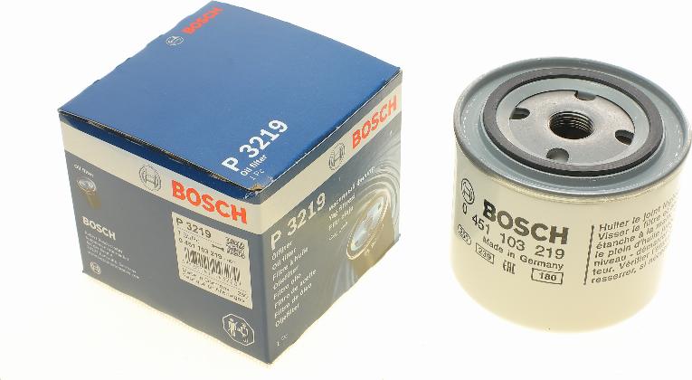 BOSCH 0 451 103 219 - Масляный фильтр autospares.lv