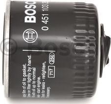 BOSCH 0 451 103 289 - Масляный фильтр autospares.lv