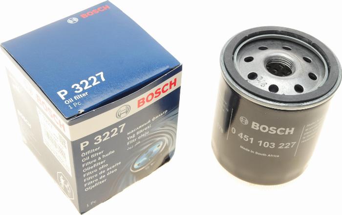 BOSCH 0 451 103 227 - Масляный фильтр autospares.lv