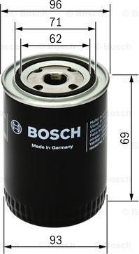 BOSCH 0 451 103 274 - Масляный фильтр autospares.lv