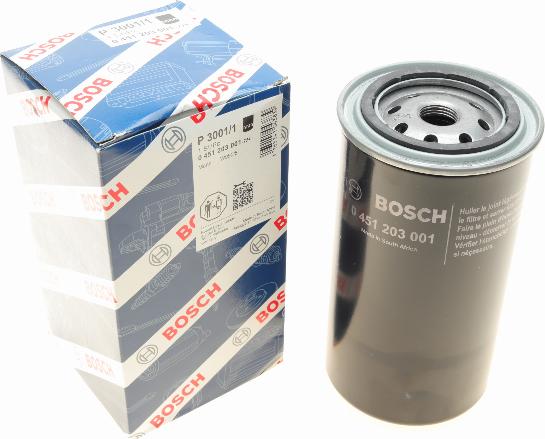 BOSCH 0 451 203 001 - Масляный фильтр autospares.lv