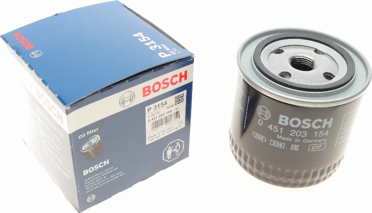 BOSCH 0 451 203 154 - Масляный фильтр autospares.lv