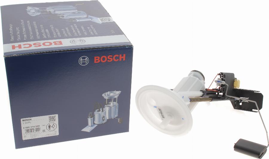 BOSCH 0 580 314 549 - Датчик, уровень топлива autospares.lv