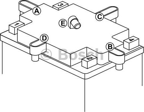 BOSCH 0 092 M60 070 - Стартерная аккумуляторная батарея, АКБ autospares.lv