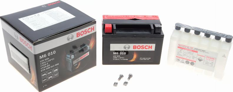 BOSCH 0 092 M60 100 - Стартерная аккумуляторная батарея, АКБ autospares.lv