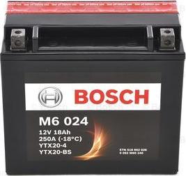 BOSCH 0 092 M60 240 - Стартерная аккумуляторная батарея, АКБ autospares.lv