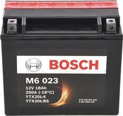 BOSCH 0 092 M60 230 - Стартерная аккумуляторная батарея, АКБ autospares.lv