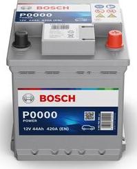 BOSCH 0 092 P00 000 - Стартерная аккумуляторная батарея, АКБ autospares.lv